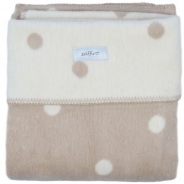 ZaffiroEcruBeigeGestipt100x150cmLedikantdeken15267