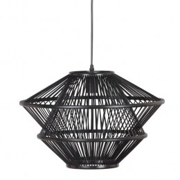 WOOODBambooHanglamp-Zwart