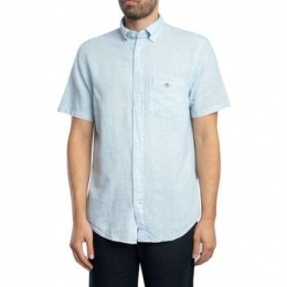 OverhemdKorteMouwGantNormaalkatoenlinnenoverhemdmetkortemouwen