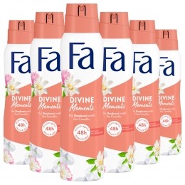 6xFaDeodorantSprayDivineMoments150ml