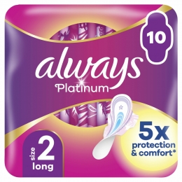 16xAlwaysMaandverbandPlatinumLong10stuks