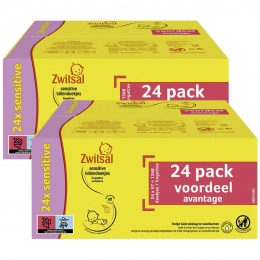 Zwitsal-BillendoekjesSensitive-Alcoholvrij-2736Babydoekjes-48x57-MegaVoordeelbox