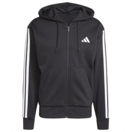 adidas-3StripesFleeceFullZipHoodie-TruimetcapuchonmaatLgrijs