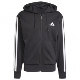 adidas-3StripesFleeceFullZipHoodie-Truimetcapuchonmaat3XLgrijs