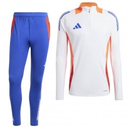 adidasTiro24Trainingspak14-ZipWitBlauwRoodOranje