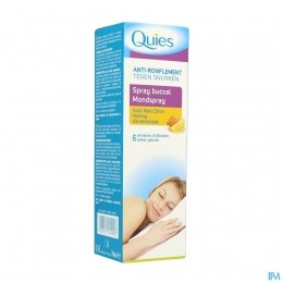 QuiesTegenSnurkenHoningCitroensmaakMondspray70ml