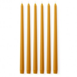 AudoCopenhagenSpireSmoothTaperedkaarsenH38setvan6Ochre