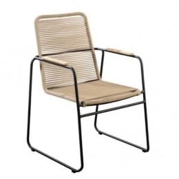 Wasabistackablediningchairalublackropenatural-Yoi