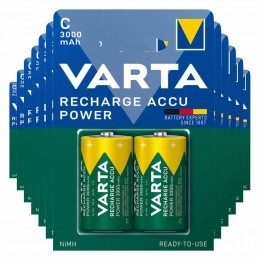 12xVartaRechargeAccuPowerOplaadbareBatterijenC3000mAh2stuks