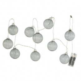 J-Lineslinger10BallenGeribbeld-glas-donkergrijs-LEDlichtjes