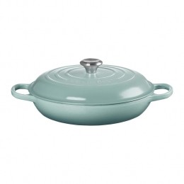 LeCreusetSignatureCampagnardBraadpan30cm-SeaSalt