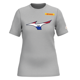 MizunoNevoboNederlandT-shirtWomenVolleybalschoenenGrijsDamesMaatXS