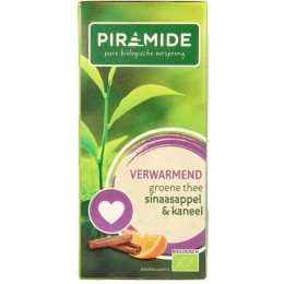 PiramideGroeneTheeVerwarmendSinaasappelKaneel20stuks
