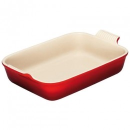 LeCreusetHeritageOvenschaalB32xD24cm-Kersenrood