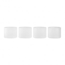 FermLivingRippleWaterglazen4st-200ml-Frosted