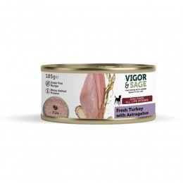 12xVigorSageHondenvoerVers-in-BlikKalkoen-Astragalus185gr