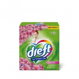 DreftPoederWasmiddelTouchPink40wasbeurten26kg