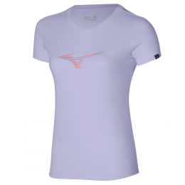 MizunoAthleticsRBTeePastelLilacDamesMaatXS