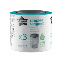 6xTommeeTippeeSimpleeSangenicNavulcassette3stuks