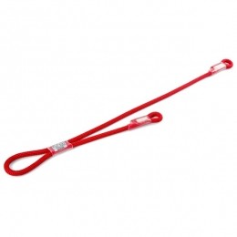 Ocun-SBEATwinLanyard95mm-Leeflijnmaat4075cmwit
