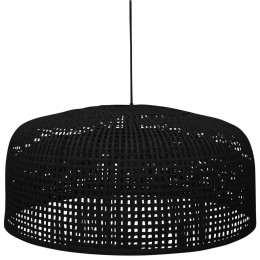 WOOODConstructHanglamp-Bamboe-Zwart-30x65x65