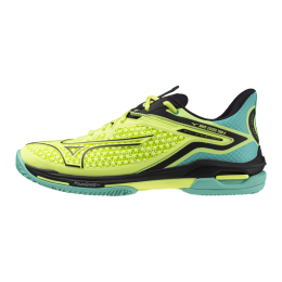 MizunoWAVEEXCEEDTOUR6CCTennisschoenenSunnyLimeZwartAtlantisDamesHerenMaat405