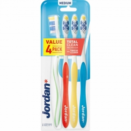 JordanTandenborstelTotalCleanMedium4-pack4stuks