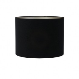 LightLivingCilinderLampenkapVelours-Zwart-40x30cm