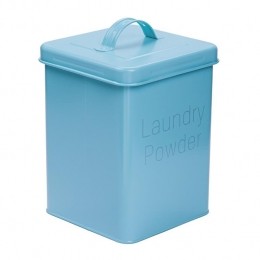 QUVIOWaspoederbox-Metaal-Blauw