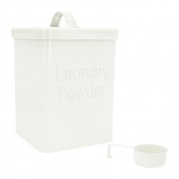 QUVIOWaspoederbox-Metaal-Wit