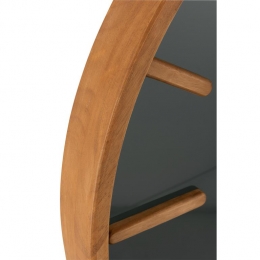 J-LineklokRond-houtglas-bruinzwart-medium-60cm