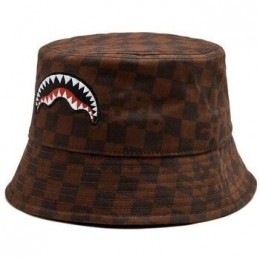HoedSpraygroundSP14998BRWCHECK-BUCKETCAP