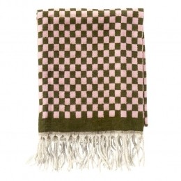 DutchDecorplaidCRISTAL-130x170cmChintzRose