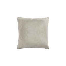 PTMDSukyTaupeSuedeLeatherCushionSquareL