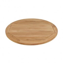 RondteakhoutentafelbladJava80cm