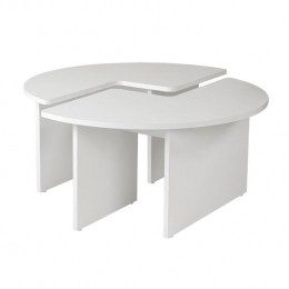 Calicosy-Setvan2SalontafelsMOIRA-B90cm-Wit
