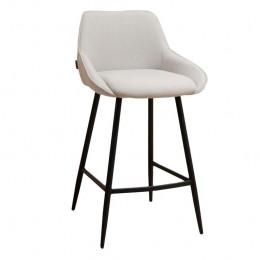 Bronx71ScandinavischebarkrukLovagerecycledestofgrijs68cm-
