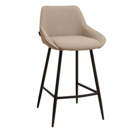 Bronx71ScandinavischebarkrukLovagerecycledestoftaupe68cm-
