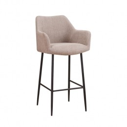 Bronx71ScandinavischebarkrukNiklasgerecycledestoftaupe78cm