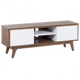 Beliani-ROCHESTER-TV-meubel-Wit-MDF