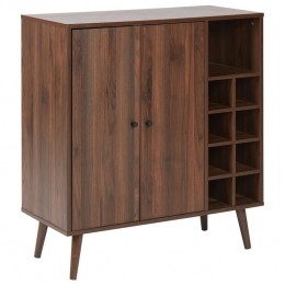 Beliani-TULLAMORE-Dressoir2deuren-Donkerhout-Vezelplaat
