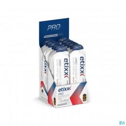 EtixxDoubleCarbEnergyGelProLinePeach12x60ML