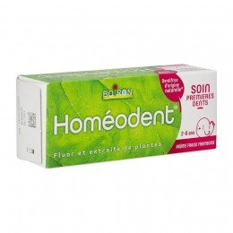 BoironHomeodentTandpastaVerzorgingMelktandenAardbei-FramboosTube50ml