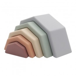 Dutsi-BabyStapelspel-HalveOctagonOntdekkingstoren