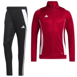 adidasTiro24TrainingspakRoodZwartWit