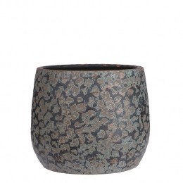 MicaDecorationsClementeBloempot-H255x32cm-Koper