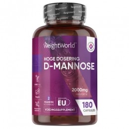 Dmannose-2000mg180Capsules-mannose-2maandenvoorraad