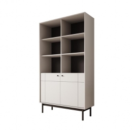 MeubellaVitrinekastJules2-Beige-104cm