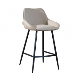 Bronx71ScandinavischebarkrukLovagerecycledestoftaupe68cm