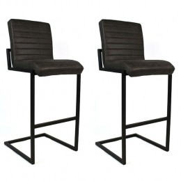 Bronx71IndustrilebarkrukBlockantracieteco-leer79cm-